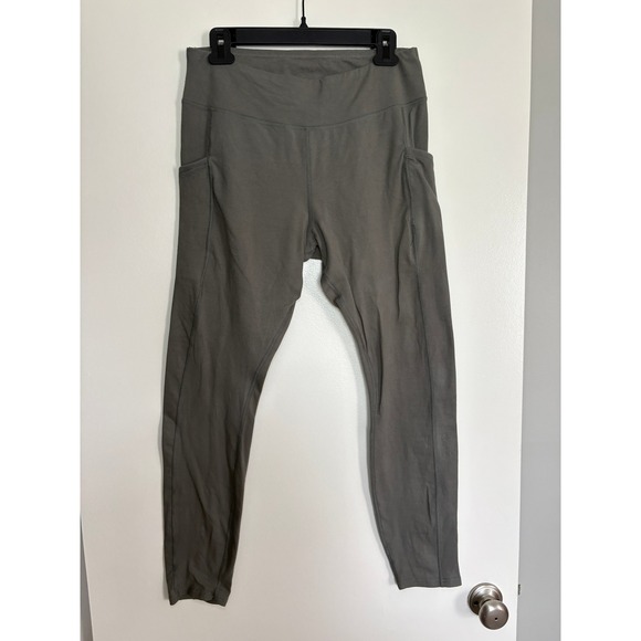 Pact Pants - NEW Pact Go-To Pocket Leggings Large Green Organic Cotton High Waisted WB1-W1K